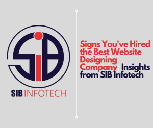 Signs You've Hired the Best Website Designing Company: Insights from SIB Infotech