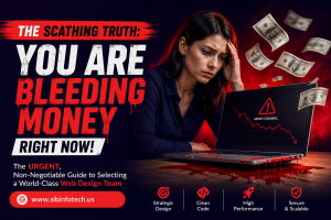 THE SCATHING TRUTH YOU ARE BLEEDING MONEY RIGHT NOW! The URGENT, Non-Negotiable Guide to Selecting a World-Class Web Design Team