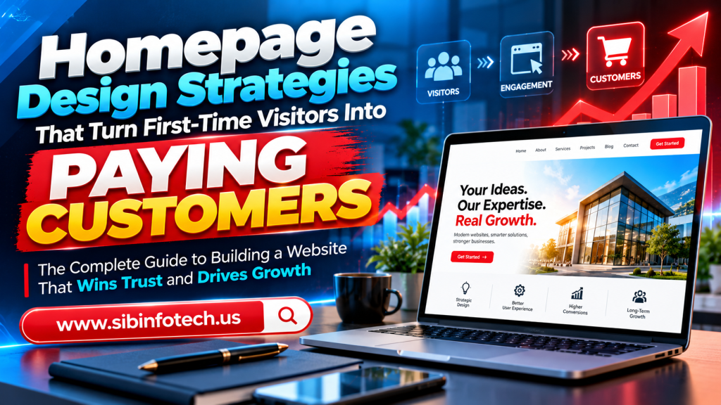 Homepage Design Strategies That Turn First-Time Visitors Into Paying Customers The Complete Guide to Building a Website That Wins Trust and Drives Growth