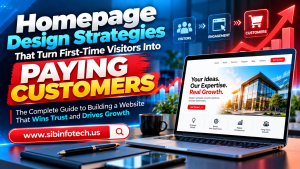 Homepage Design Strategies That Turn First-Time Visitors Into Paying Customers The Complete Guide to Building a Website That Wins Trust and Drives Growth